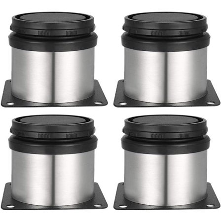 4 Justerbare Ben 50mm Høyde Tykke Skapben Bordben Pels