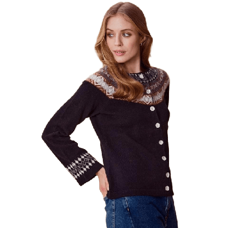 Jumperfabriken Vendela Cardigan Blusar Dam Svart XS