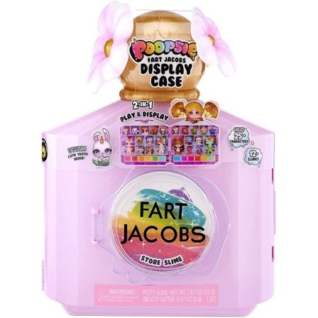 Fart Jacobs Display Case 2-in-1 Play Display Store Slime Daisy Collection Display Box