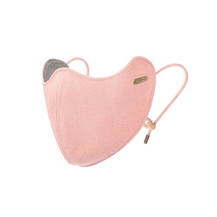 Dobbeltsidet Fleece Varm Maske - Let og Åndbar Vinterbeskyttelse Pink