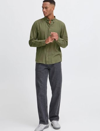 Blend Bhburley Shirt - Khaki green - XXL
