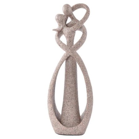 Par Skulpturer til Boligindretning, Kærligt Omfavnende Par Figurer, Moderne Par Skulptur, Moderne Romantisk