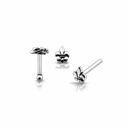 925 Silver Victorian krona näsa Stud