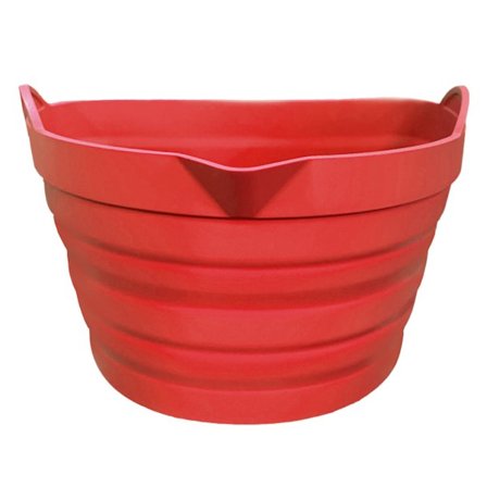 Återanvändbar silikoninsats för slowcooker, passar 6-8 liter, kökstillbehör, stor, röd