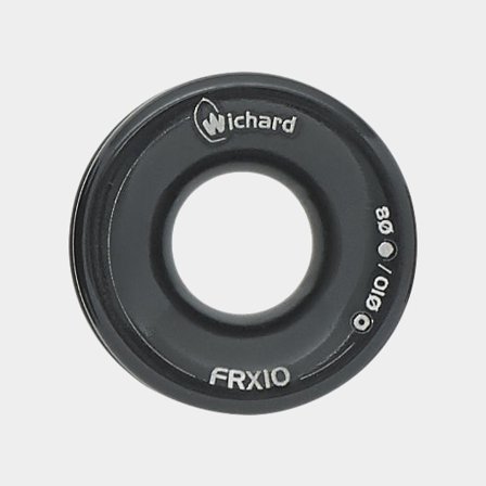Anillo de baja fricción Wichard FRX10, Ø25/10 mm, para cabo hasta Ø7 mm (cabo interior) / Ø8 mm (cabo exterior)