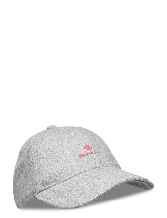 Melton Cap Accessories Headwear Caps Harmaa GANT
