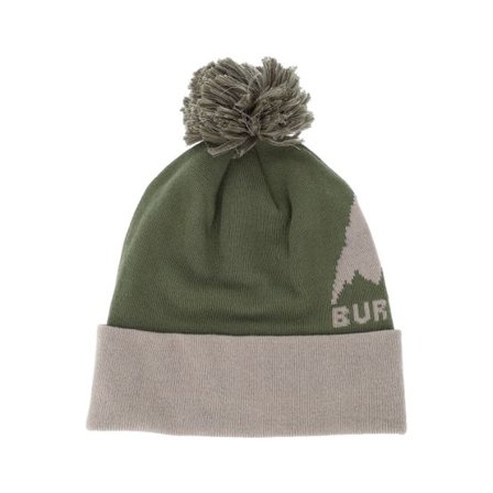 Burton - Grön pom Beanie - Recycled Trope Beanie Martini Olive Pom @ Hatstore
