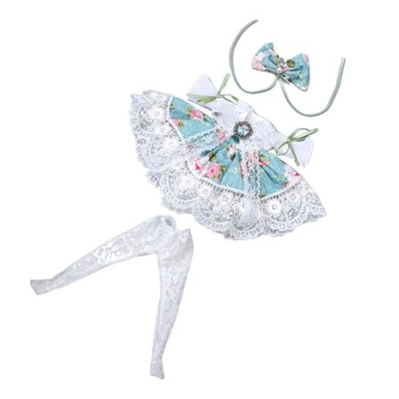 Dockkläder Floral Princess Dress 2 2