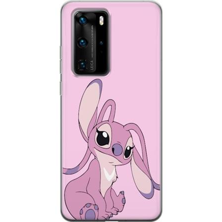 Huawei P40 Pro Gennemsigtig cover Stitch lyserød