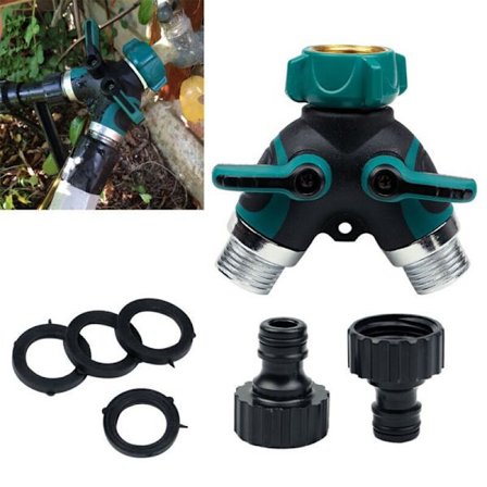 Forthcan Hagevannsplitter, Y-formet Hagevannsplitter, 2-veis Ta,ZQKLA