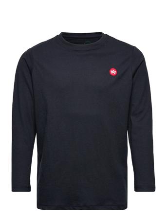 Timmi Kids Organic/Recycled L/S T-Shirt T-shirts Long-sleeved T-shirts Tummansiniset Kronstadt
