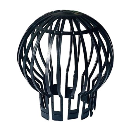 Nedløbsbeskyttelse - Sort - Plast