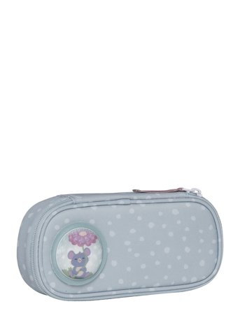 Beckmann Norway Oval Pencil Case, Forest Deer Dusty Mint - Blue - 0.9 L