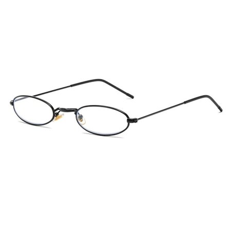 Lesebriller med anti-blått lys Firkantede briller SVART