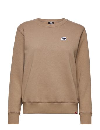 Nb Small Logo Crew Sweat Sweat-shirt Tröja New Balance