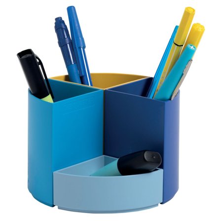 EXACOMPTA Pennställ BeeBlue multifärgad - Lyreco - Kontorsmaterial - Till skrivbordet - Penn och Prylställ
