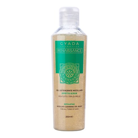 Gyada Cosmetics Renaissance Gel Detergente Micellare Scrub 200ml - Gel detergente viso