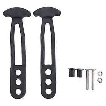 2-pack Båt Teleskopisk Stege Gummiband Ombordstigning Fast Låsbälte Justerbart 3-håls för Pontonbåt Yacht Tak