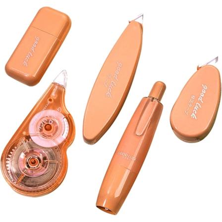 5 kpl Korjausnauhaa, Valkoinen Pocket Mouse Korjausnauha Rulla 5mm, Korjausnauhajakaja, 5 Tyyli Korjausnauha V litt m t Korjaukset Virheille Pink