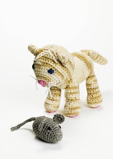 Hund, katt och mus Amigurumi - Järbo