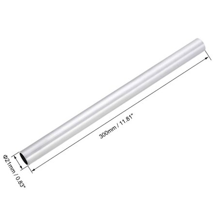 Saumaton suora letku alumiininen pyöreä putki 21 mm x 18 mm x