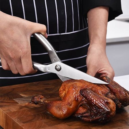 Krokodille saks, rustfritt stål fjærfe saks, profesjonell