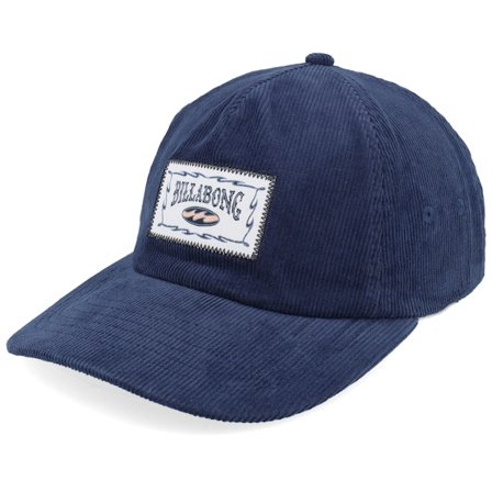 Billabong - Blauw adjustable Cap - Heritage Strapback Steel Blue Dad Cap @ Hatstore