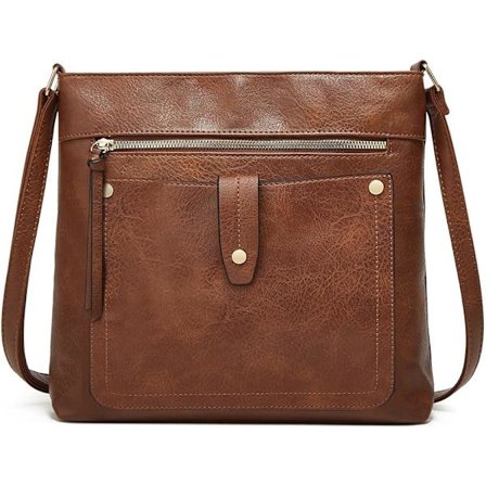 PU Lær Crossbody Vesker for Kvinner, Cross Body Veske med Flere Lommer, Justerbar Stropp, Perfekt for Daglig Bruk