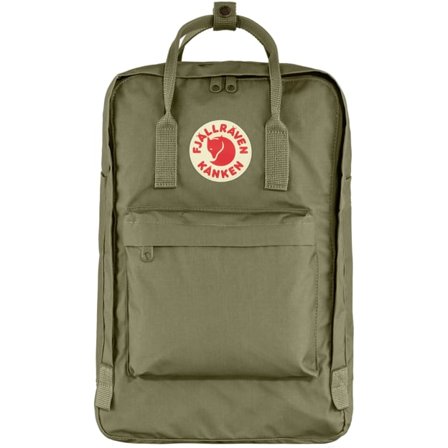 Fjällräven Kånken Laptop 17 Bag in Green, Vinylon-F