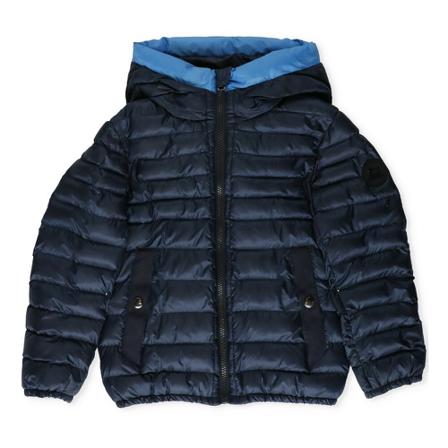 Woolrich, Down Jackets Niebieski, Mężczyzna, Rozmiar: 128 CM