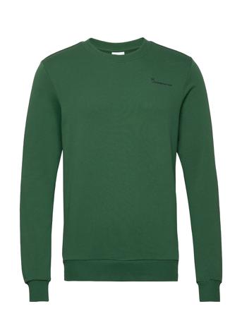 Elm Knowledgecotton Sweat - Gots/Ve Sweatshirt Trøje Grøn Knowledge Cotton Apparel