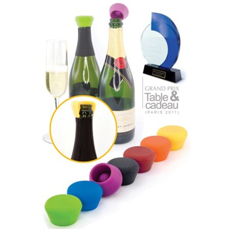 Pulltex Champagnestoppere Silikon 2-pack