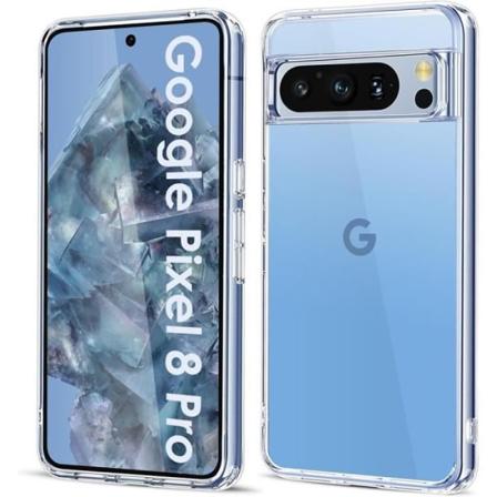 Fodral till Google Pixel 8 Pro - Ultra Slim Anti-Slip Transparent Silikonskydd