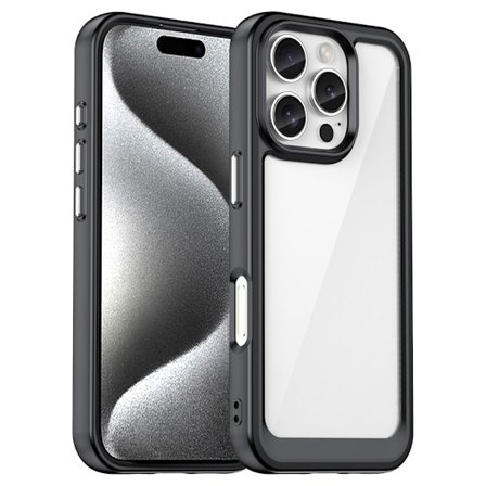 Hybrid Edge Case iPhone 16 Pro Svart