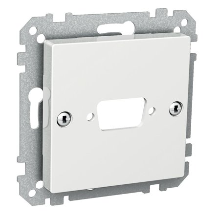 Schneider Electric WDE002443 Centrumplatta 70 x 9 x 70 mm, 1 koppling, Strömbrytare & vägguttag