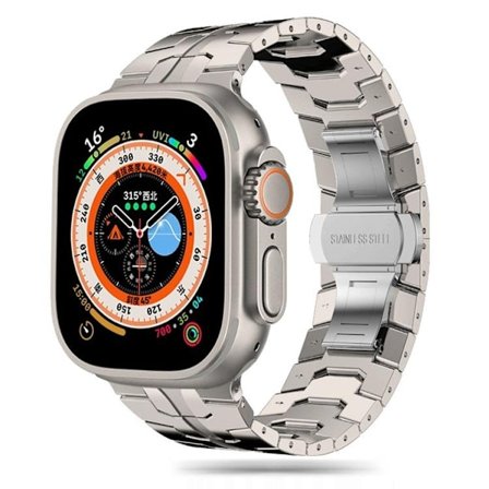 Tech-Protect Apple Watch (44/45/46/49mm) Armband Lines - Silver