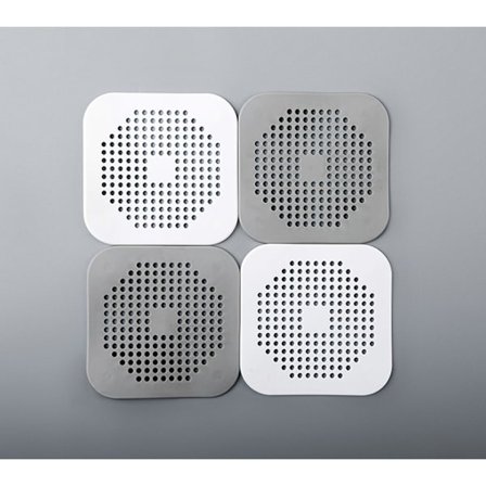 4-delt hårfanger for badekar, hårfanger for silikonvask, hårfanger for dusj