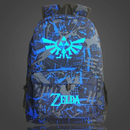 Anime Legend of Zelda Mochila Skolväska Självlysande Student Ryggsäck Stil 3 Stil 5