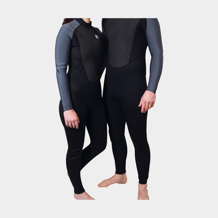 1852 våtdräkt junior lång modell 3/2mm svart/grå stl.