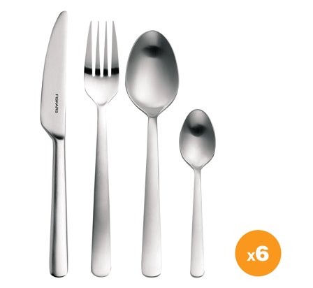 Fiskars Functional Form 1071624 Functional Form -aterinsetti 24 kpl Mattapinta, Ruoanlaitto & grillit