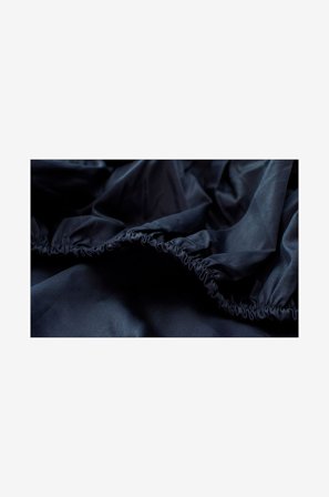 DecoFlux - Dra-på-laken Solid - Blå - Dra-på-laken - 140X200 - Fra Homeroom