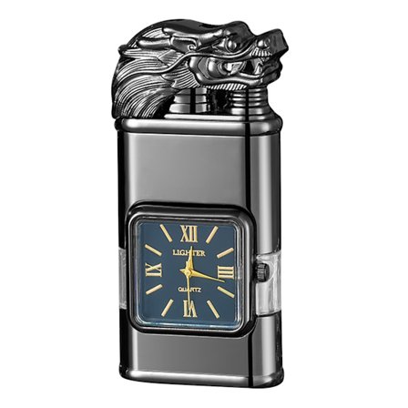 Double Fire-präglad watch Lighter Multi-Use Vintage Lighter Present för födelsedag