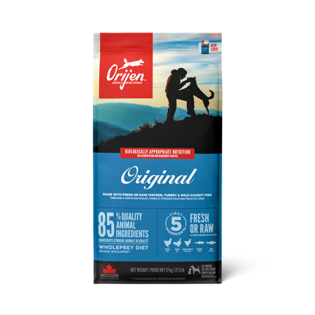 Orijen - Dog Original Grain Free - Tørrfôr til hunder 17 kg - Hund - Hundefôr & hundemat - Tørrfôr for hund - ZOO.no