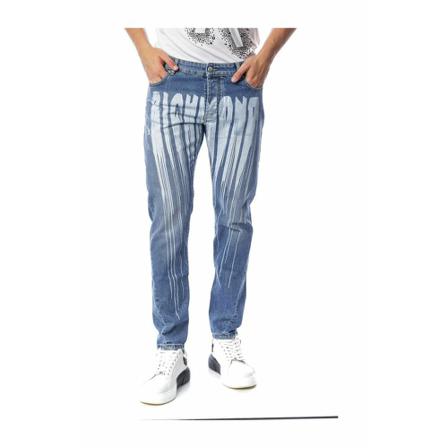 John Richmond, Slim-fit Jeans Blauw, Heren, Maat:W30