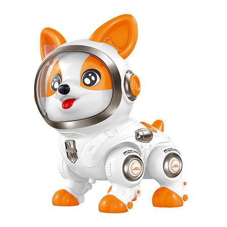 Smart robotthund med musik och ljus, present till pojke och flicka