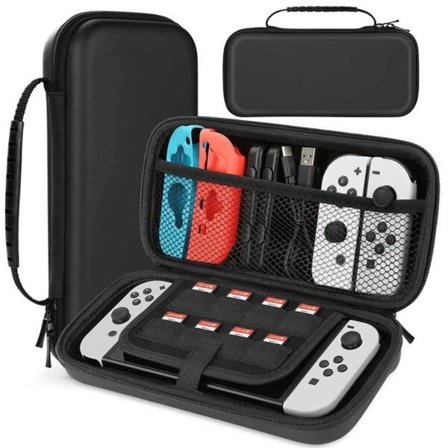 Hårdt etui til Nintendo Switch OLED-kompatibelt sort