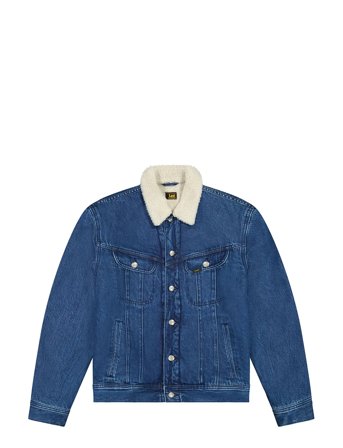 Sherpa Jacket Blue Lee Jeans