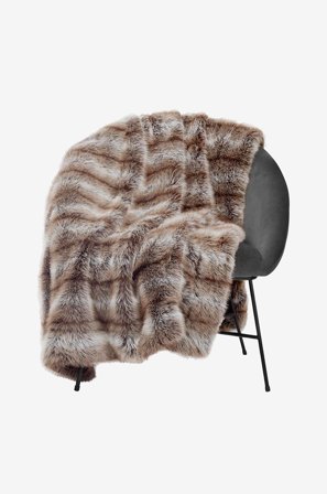 Skinnwille - Filt Hunter - Brun - Filtar & plädar - 140X220 - Från Homeroom