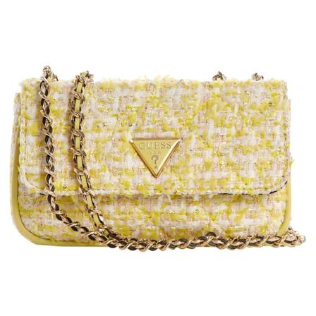 Guess Crossbody Taske Cessily Gul, Dame Skuldertasker, Størrelse: ONE Size