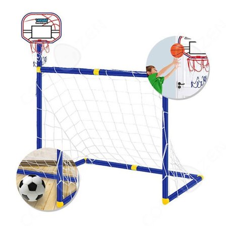Fodbold og basketball 2 i 1 - CONFOZEN - 88 cm - ABS - Til børn - Unisex